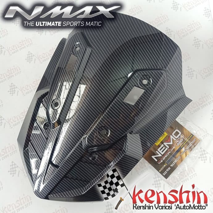 Central Chest Cover Front Body Nmax 2020 Carbon All New Nmax 2020 Shopee Philippines