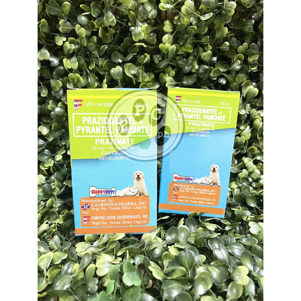 HAPPY PETS Prazinate Dewormer Oral Suspension for Dogs and Cats