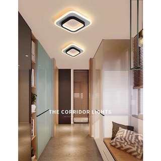 Corridor lights modern simple personalized entrance hall lights black and white balcony cloakroom ceiling lights #5