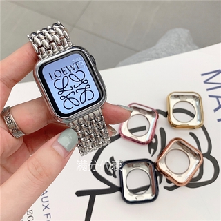 T500 Apple Watch Case With Tempered Glass Full Coverage Screen Protector Matte Hard Cover T500 38mm 40mm 42mm 44mm Bumper For Apple Iwatch Series 6 5 4 3 2 Se Shopee Philippines