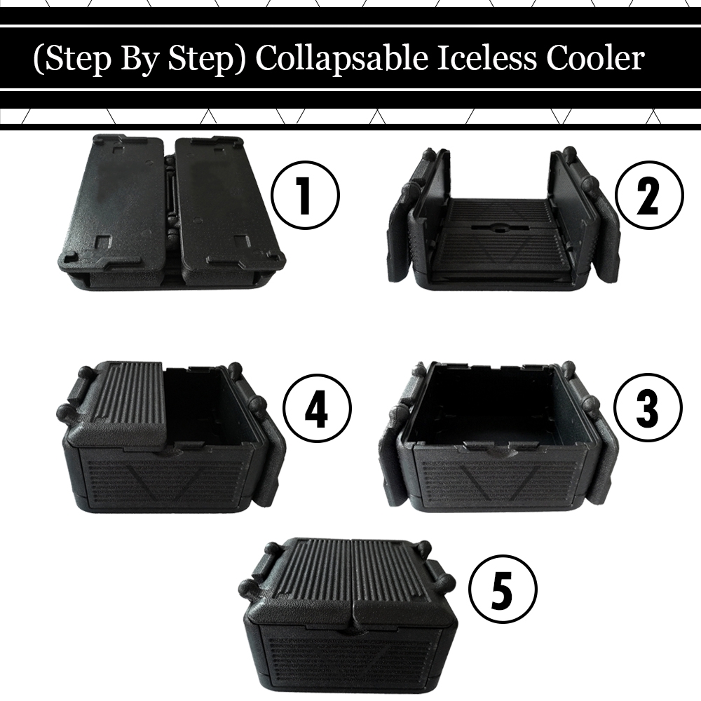 foldable iceless cooler