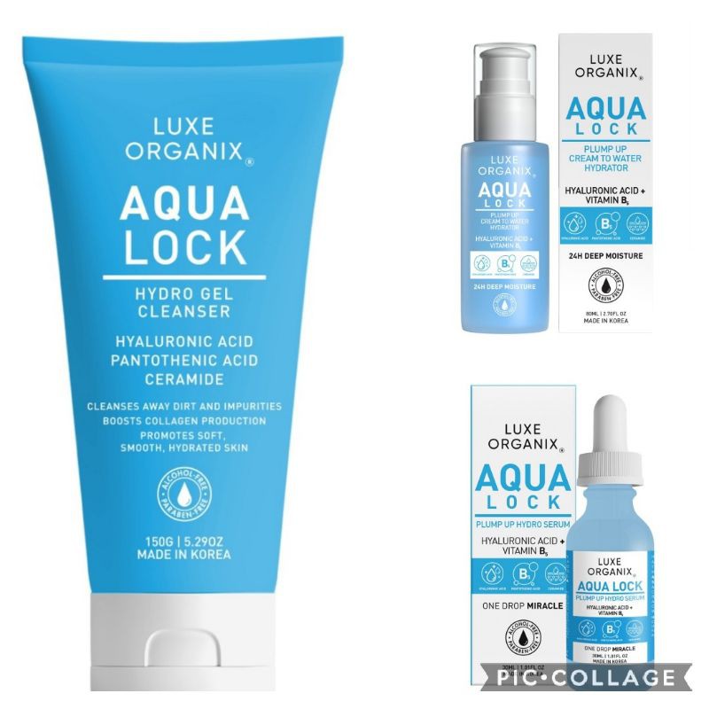 luxe organix aqua lock serum