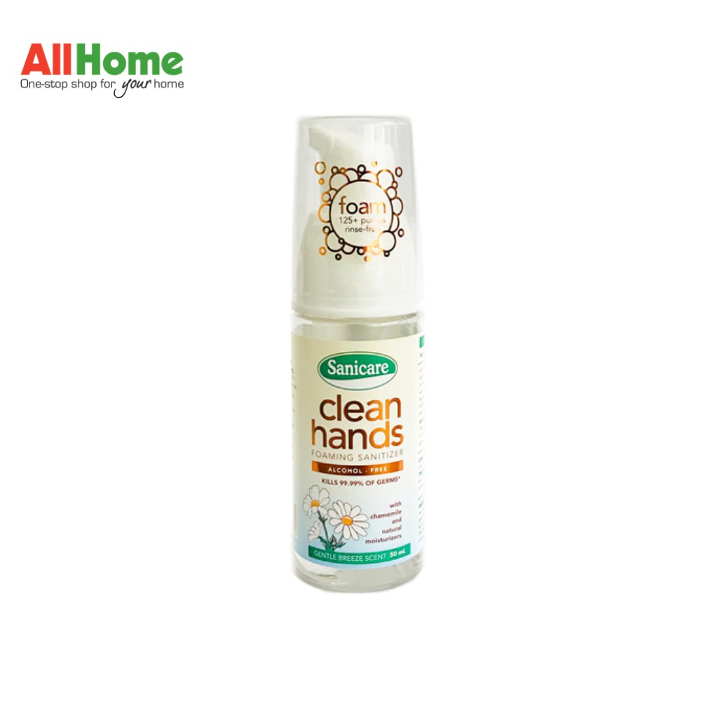 LS SANICARE Clean Hands Foaming Sanitizer Gentle Breeze Scent 50ml