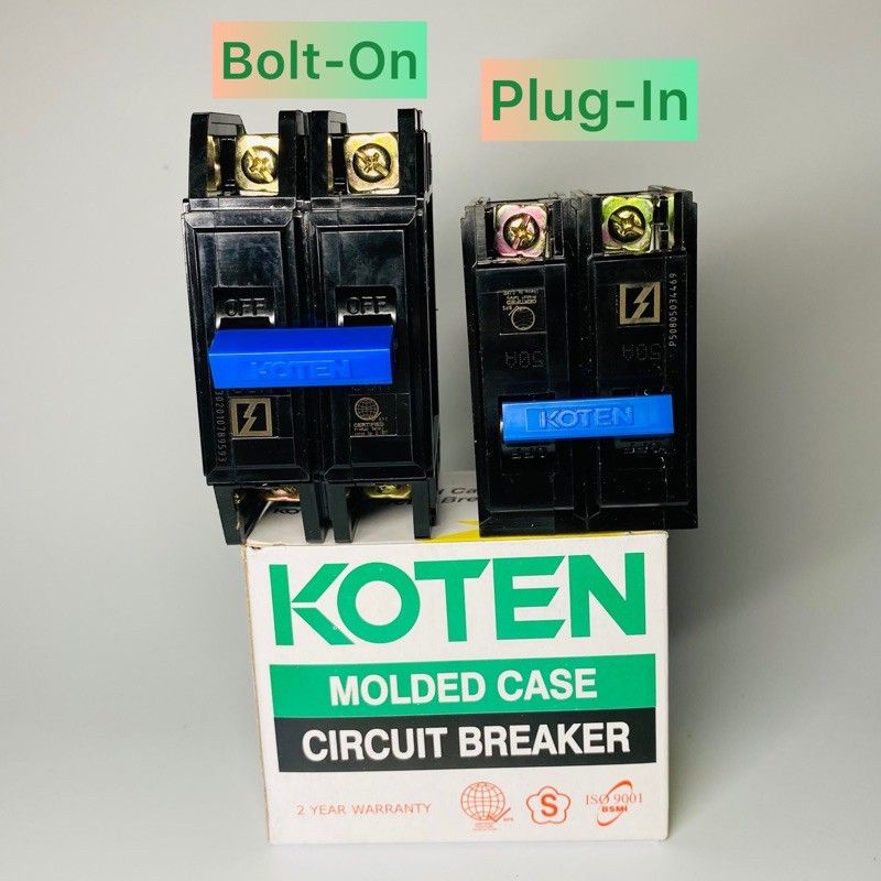 KOTEN CIRCUIT BREAKER 2POLE PLUGIN / BOLTON Shopee Philippines