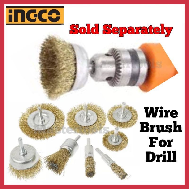 Ingco Wire Brush for Drill (please select variation) Shopee Philippines