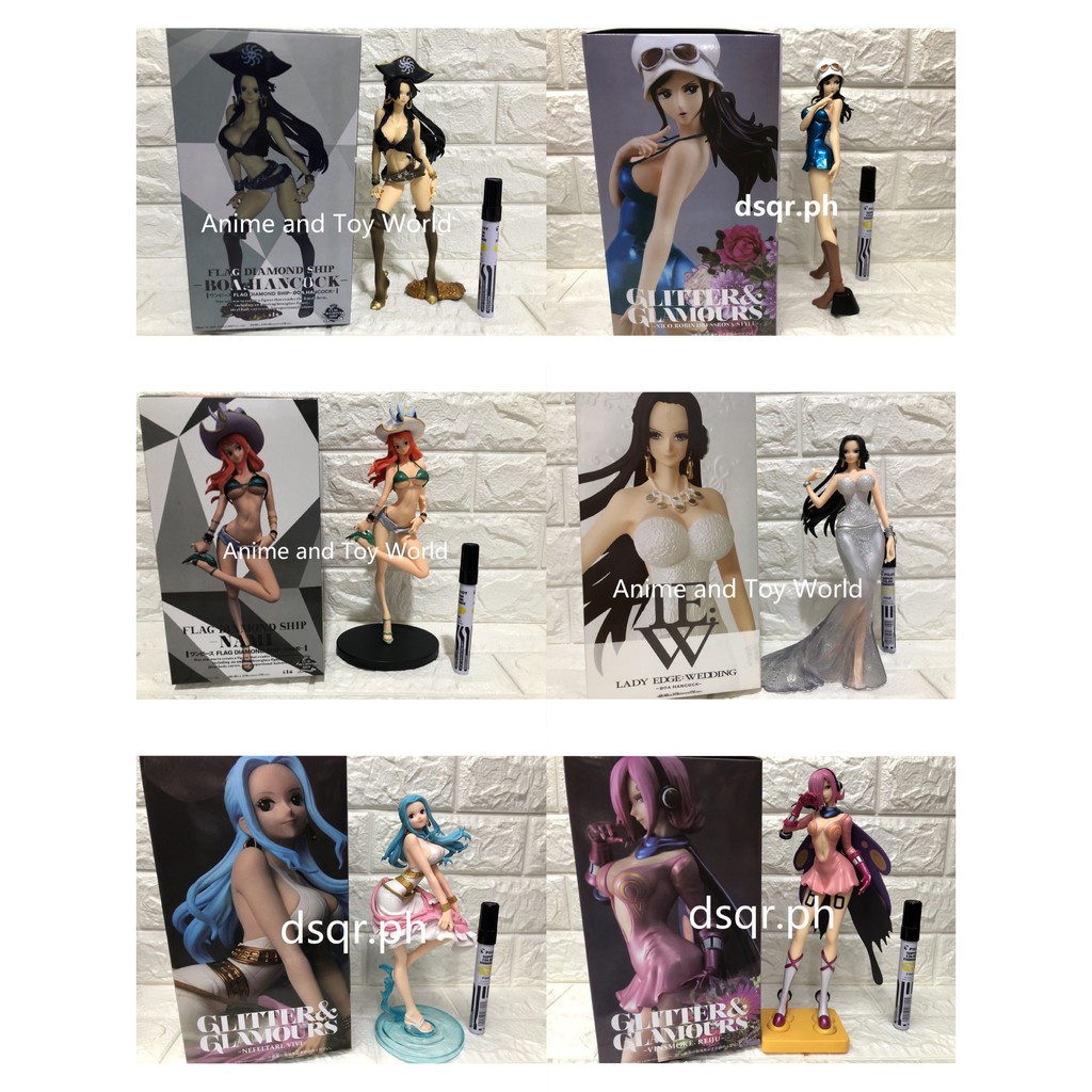 One Piece Vinsmoke Reiju Nefeltari Vivi Nami Nico Robin Boa Hancock G G Ver Collectible Figure Shopee Philippines