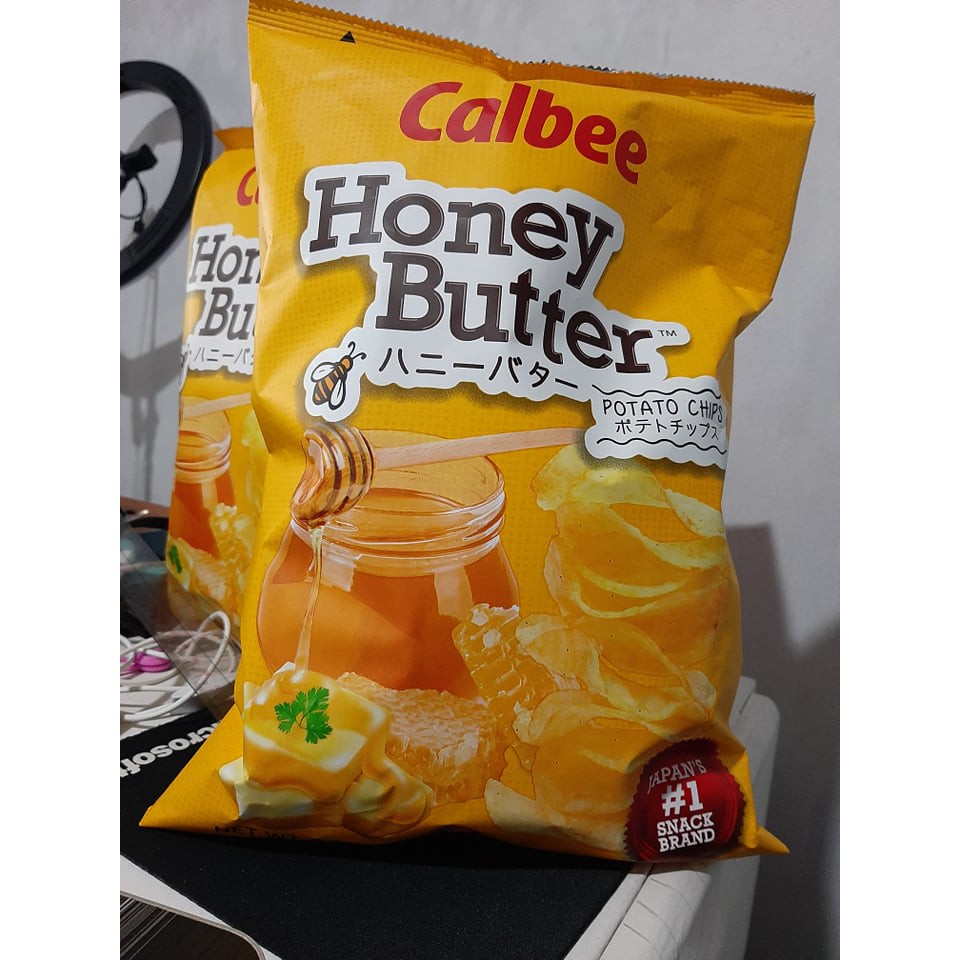 Best Seller Calbee Honey Butter Potato Chips, 170g big pack Shopee