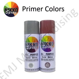 Nikko All Purpose Spray Paint Primer Color / Anti Rust / Primer Red / motorcycle / furniture #13