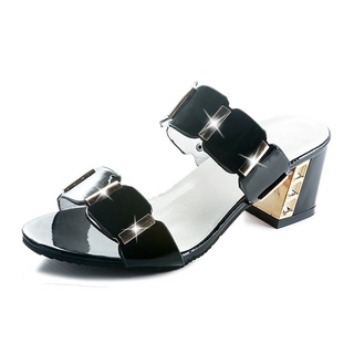 J&B WomenWorld best Selling Sandals Heels Korean Style (Add 1 size, Heel: 2.5 inches) H05