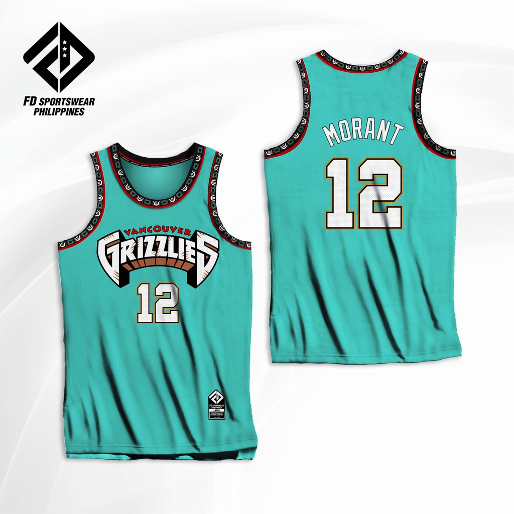 JA MORANT TURQUOISE FULL SUBLIMATED JERSEY Shopee Philippines