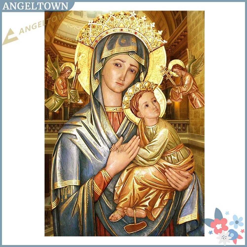 5D DIY Mother and Child Diamond Painting Cross Stitch Embroider Home Decors