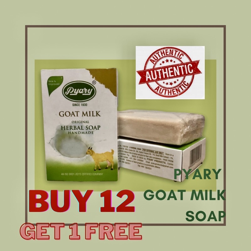 Pyary Goat Milk Soap 75g (Original) Shopee Philippines