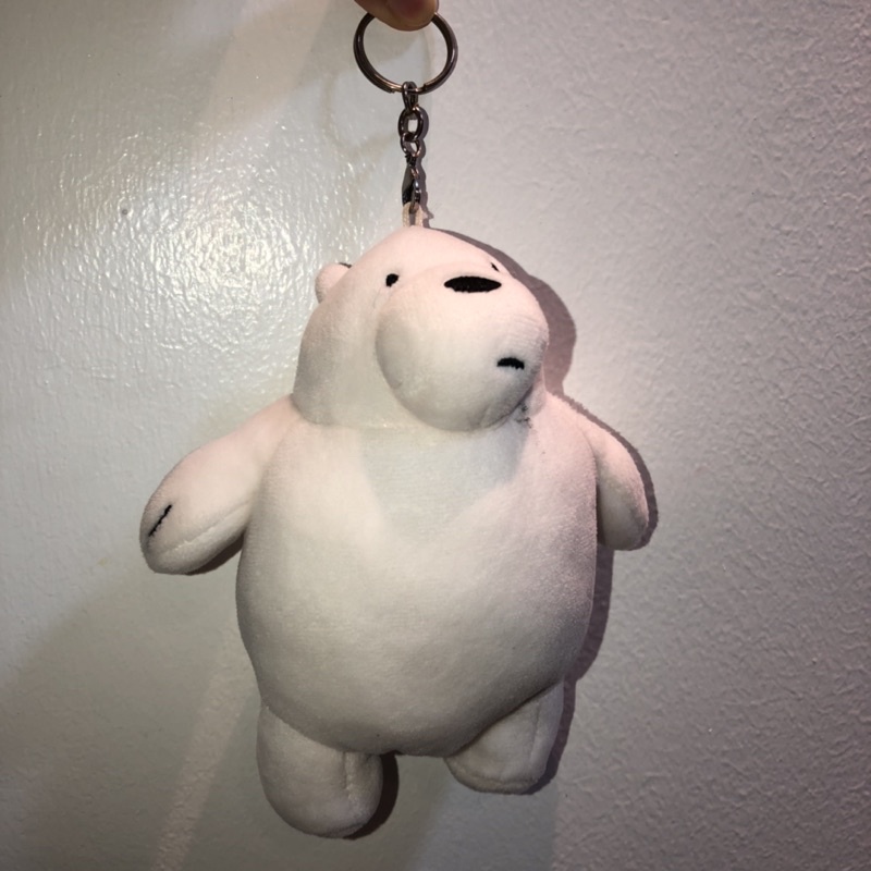 Miniso We Bare Bears’ Ice bear Keychain (Preloved) Shopee Philippines