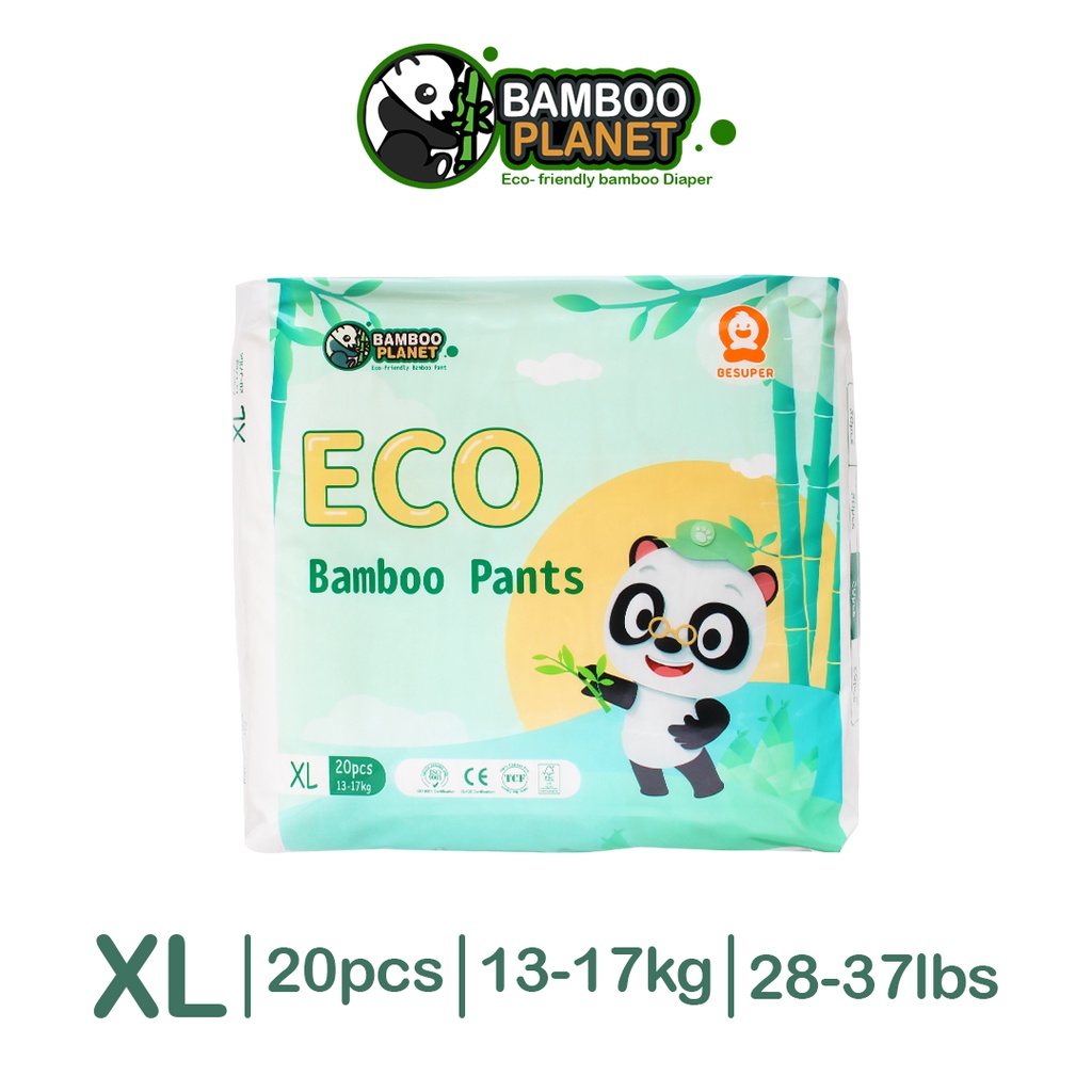 Bamboo EcoFriendly Bamboo Diaper Pants (Extra Large 20pcs/Pack
