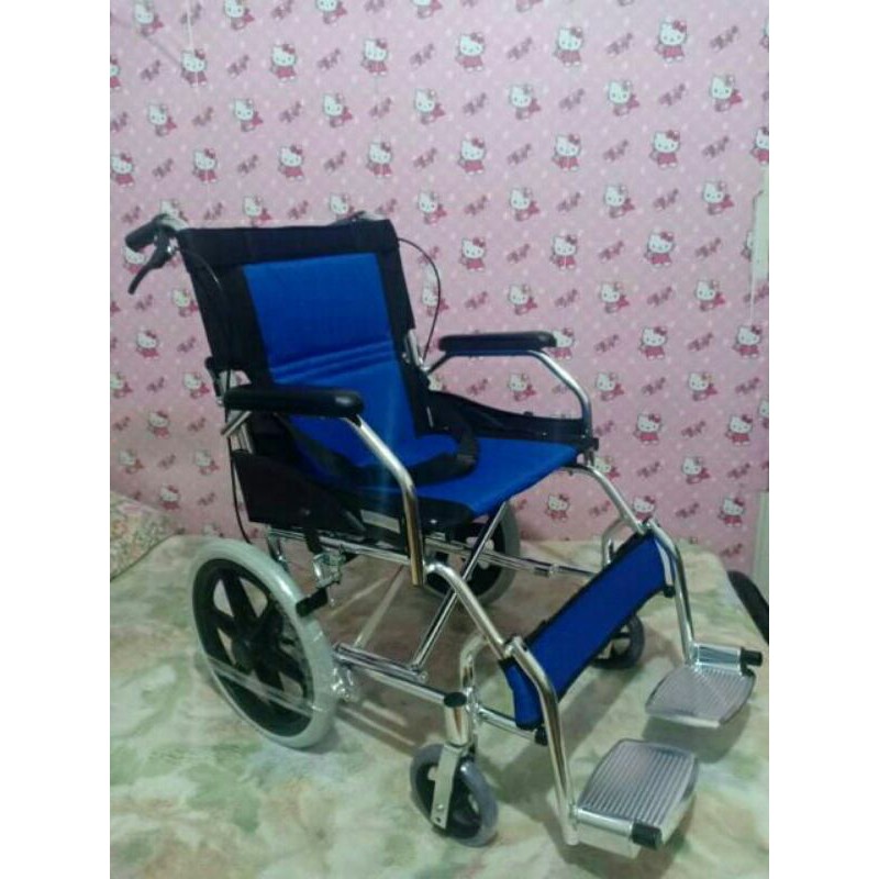 SUREGUARD TRAVEL WHEELCHAIR ALUMINUM FOLDABLE HEAVY DUTY LIGTHWEIGHT