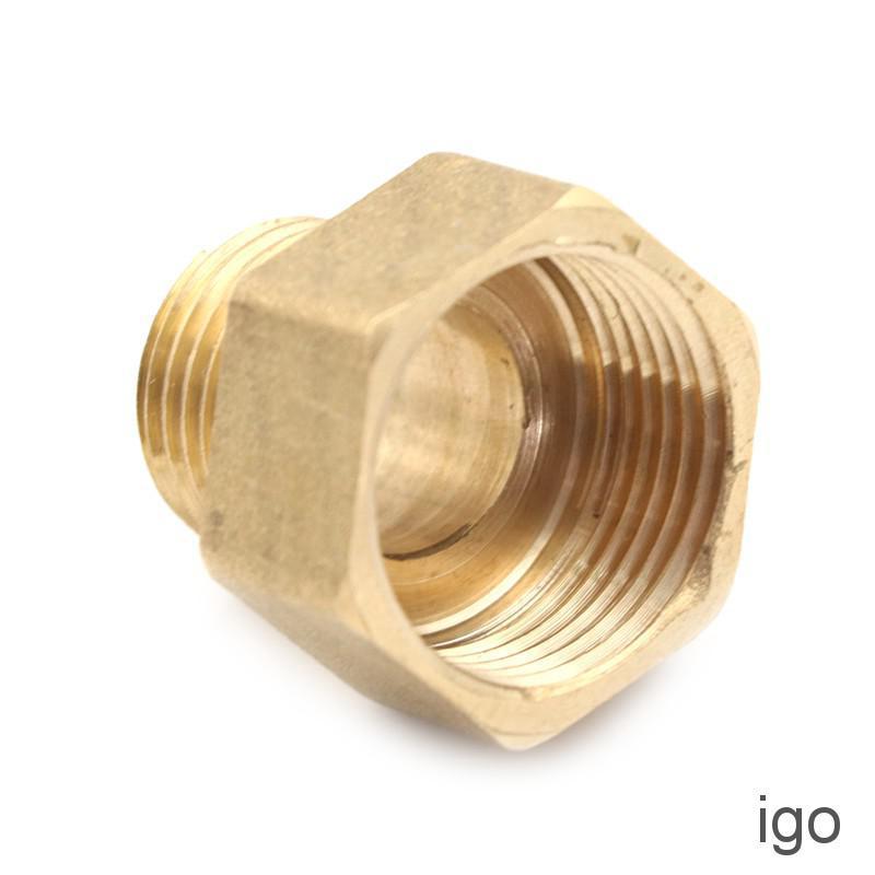 Metal Brass Metric BSP G 3/4" Female to NPT 1/2" Male Pipe Fitting