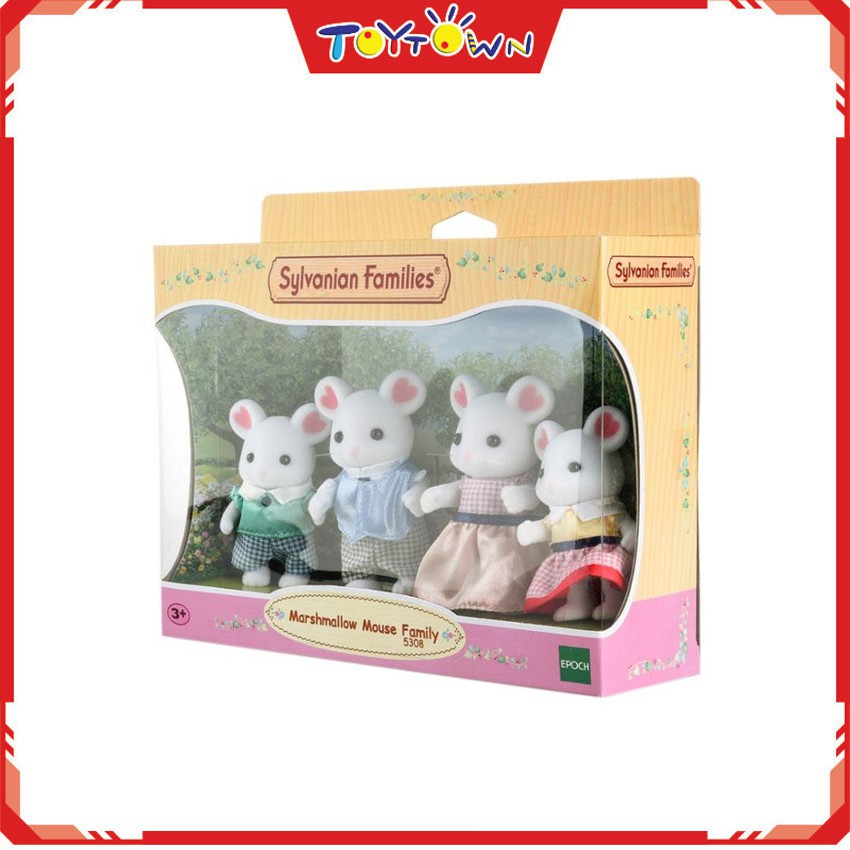 sylvanian families marshmallow mouse family