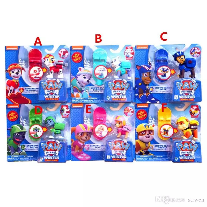 paw patrol winter rescue toys