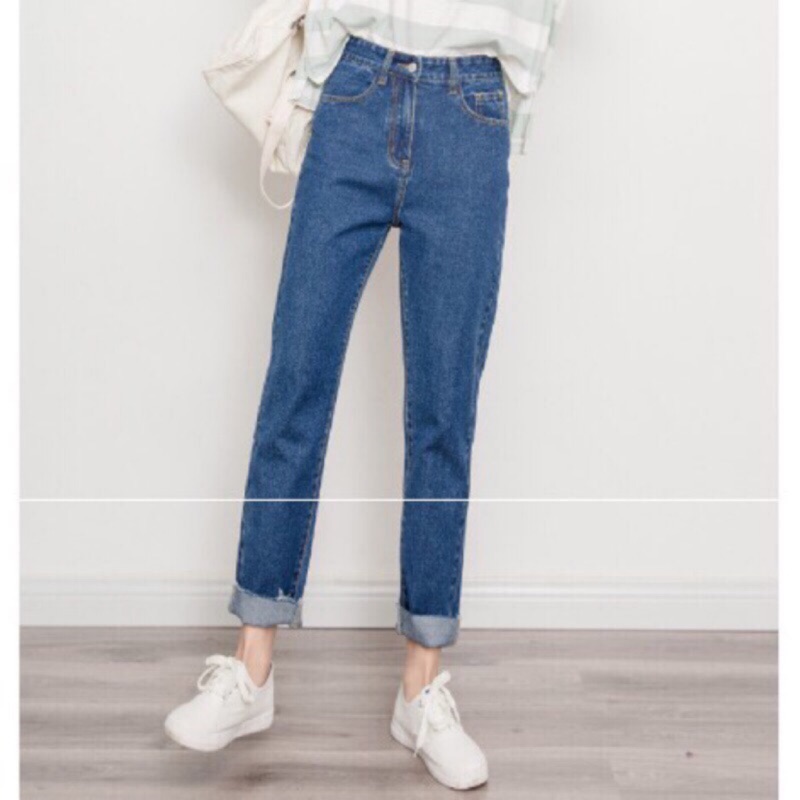 straight cut jeans