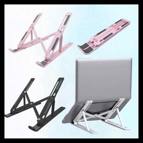 US Foldable Laptop Stand Adjustable Laptop Holder Laptop(PLASTIC) Shopee Philippines
