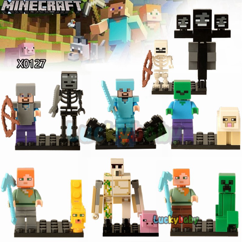 lego minecraft skeleton minifigure