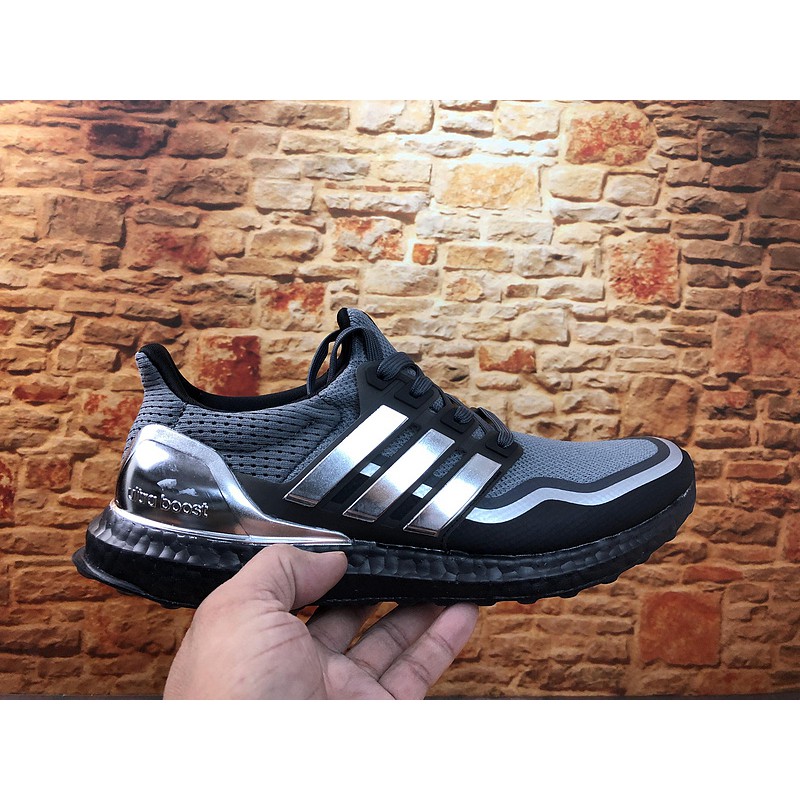 mens ultra boost silver