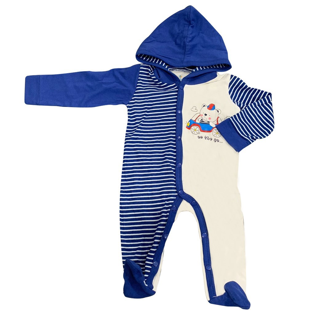 baby sleepsuit with hood