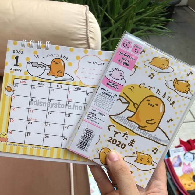 Gudetama 2020 Calendar And Planner Shopee Philippines