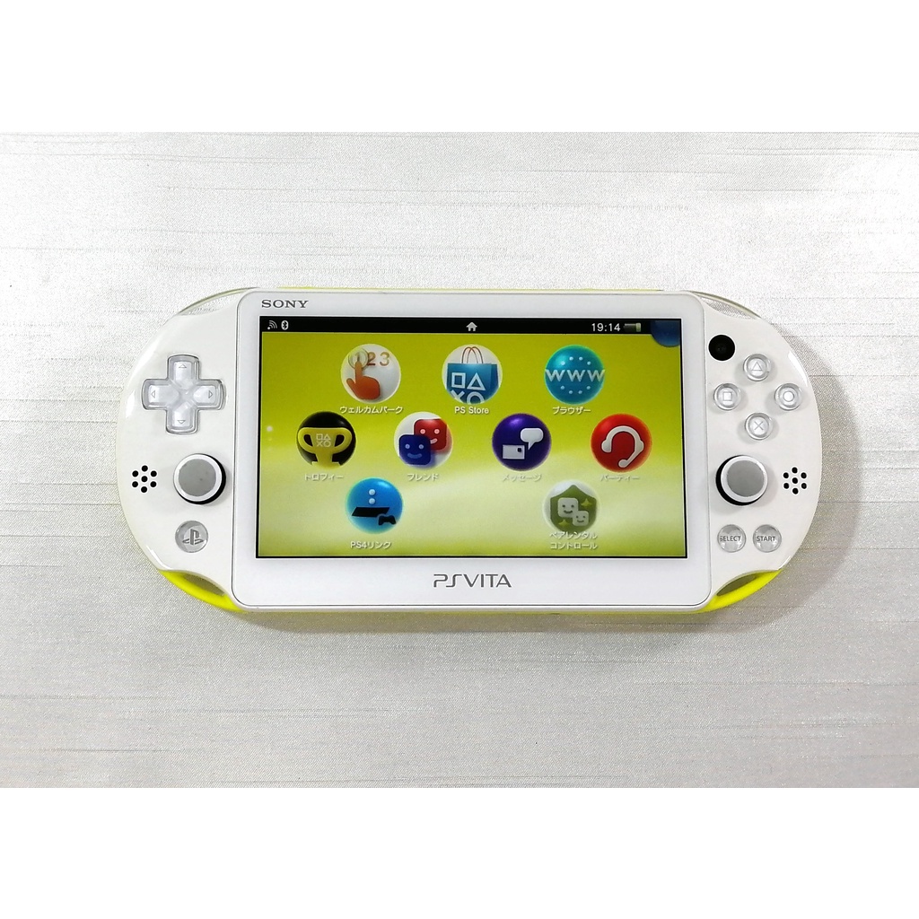 SONY PlayStation VITA PS Vita Console Only Lime Green White PCH2000 FW