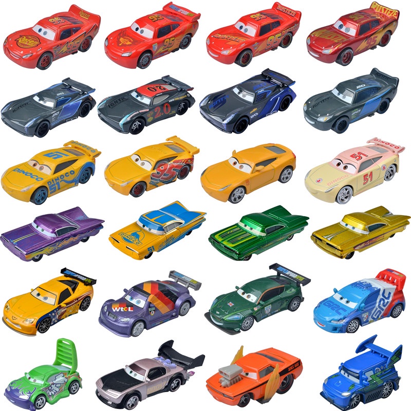 sa*CDisney Pixar Cars 3 Lightning Mcqueen Max Schnell Nigel Gearsley 1: ...