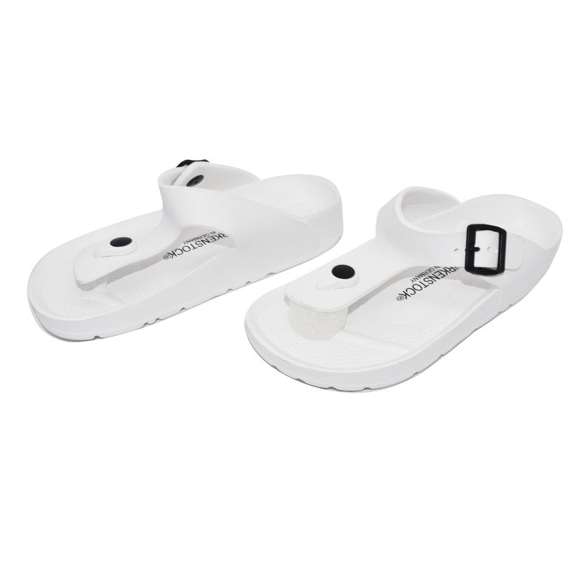 white rubber birkenstocks