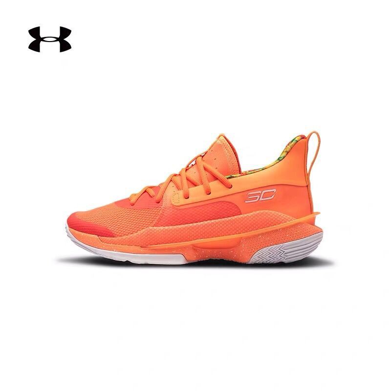 under armour basketball shoes orange