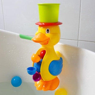 Kids Shower Bath Toys Cute Duck Waterwheel Dolphin Toys Baby Faucet Bathing Water Spraying Tool Wheel Type Dabbling Toy #5