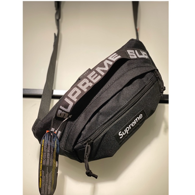 supreme belt bag black