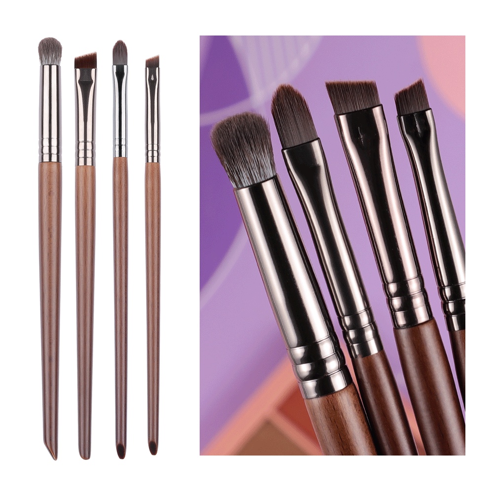 OVW 4pcs Makeup Brushes Set Cream Eye Shadow Brush Eyebrow Brush