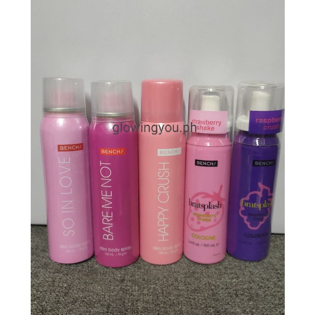 Bench So Inlove Deo Body Spray 100ml Shopee Philippines 1486