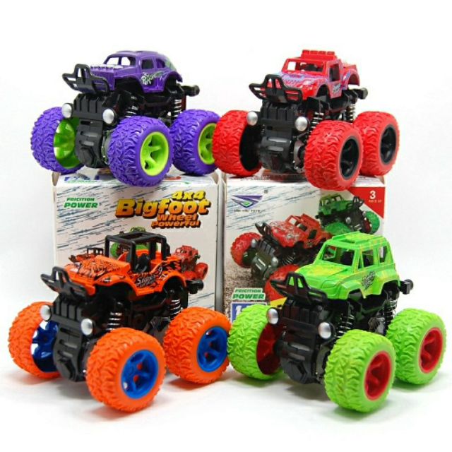 Friction Toys Car / Friction Powered Monster Trucks Toys Push and Go