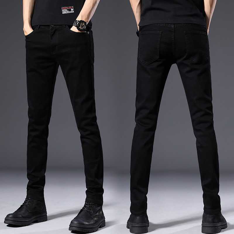 December Jeans A1801 Black Stretchable Maong Fashionable skinny jeans ...