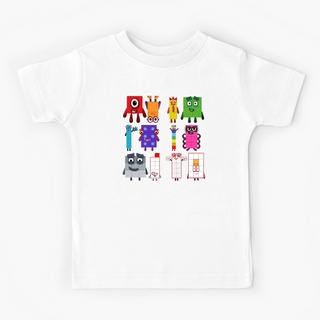 Kids T shirt  numberblocks number blocks 1-12 Baby Kids kid Shirt Funny graphic young hipster vintag #1