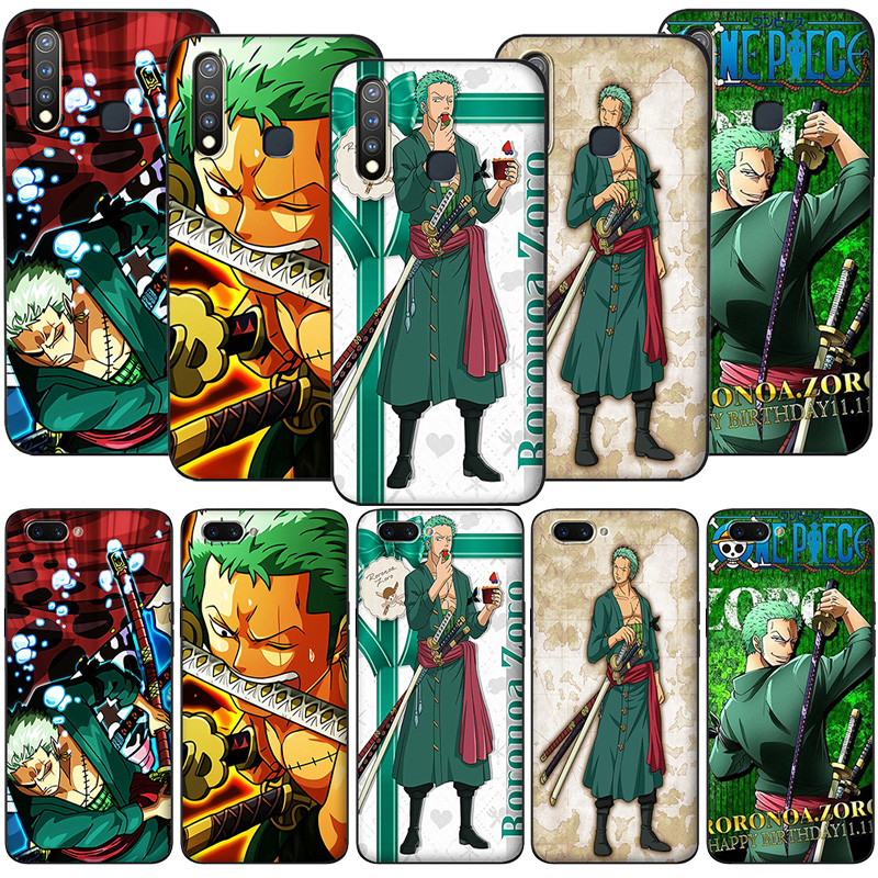 V One Piece Zoro Soft Back Case For Oppo A5 A53 A31 A8 A12 A32 A52 2 F15 F17 1 2 2s A1k Pro Cover Shopee Philippines