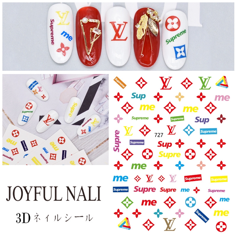 Ready Stock Cod Nail Sticker Sports Trendy Brand Luxury Logo Sign Pepsi Cola Nail Sticker Net Red Nail Sticker Shopee Philippines