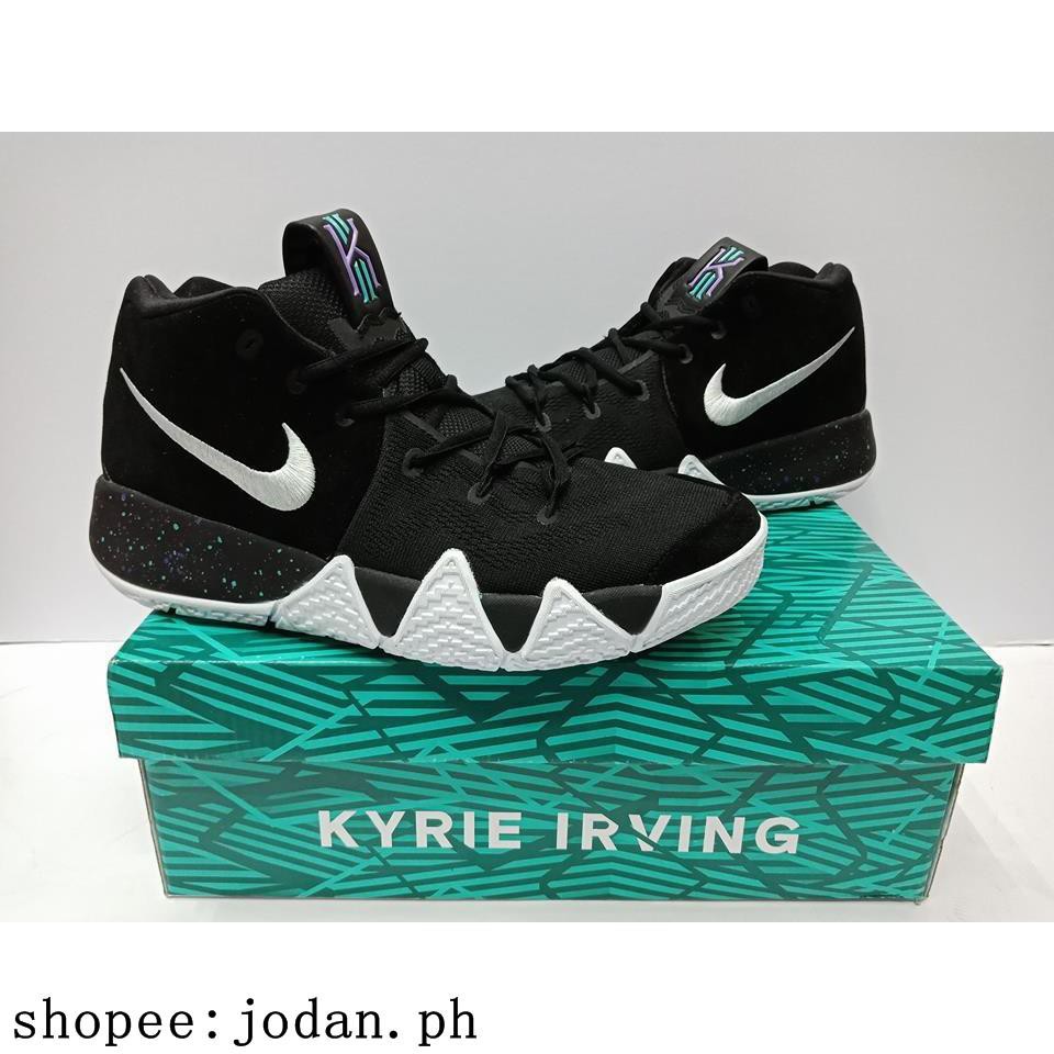 nike kyrie 4 black white