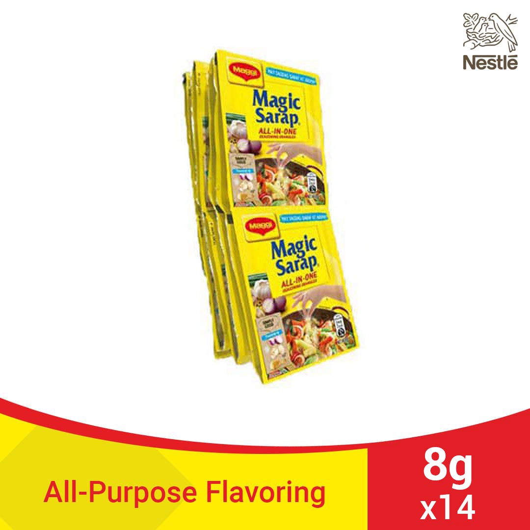 Maggi Magic Sarap All In One Seasoning Granules 8g Pack Of 14 Shopee Philippines 9082