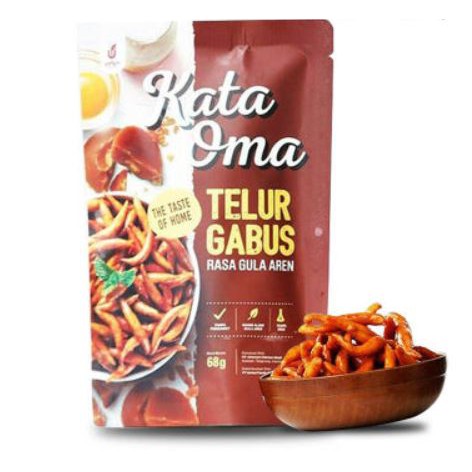 Kata Oma Telur Gabus Gula Aren Keju Balado 63g Philipes