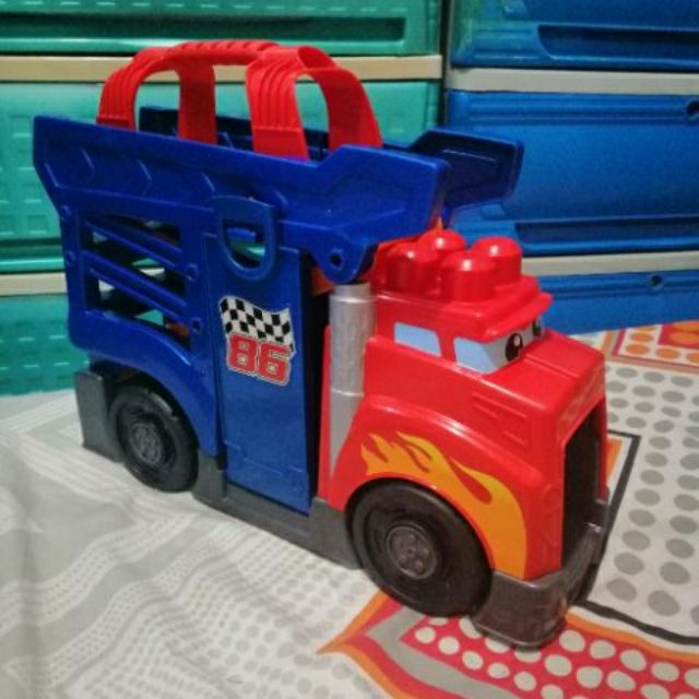 mega bloks first builders fast tracks racing rig