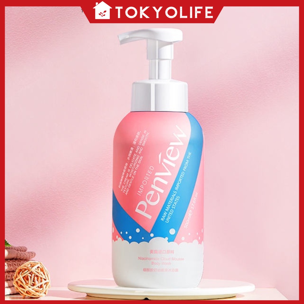 KOREA WHITENING SHOWER PENVIEW Whitening Shower Gel Original Mousse