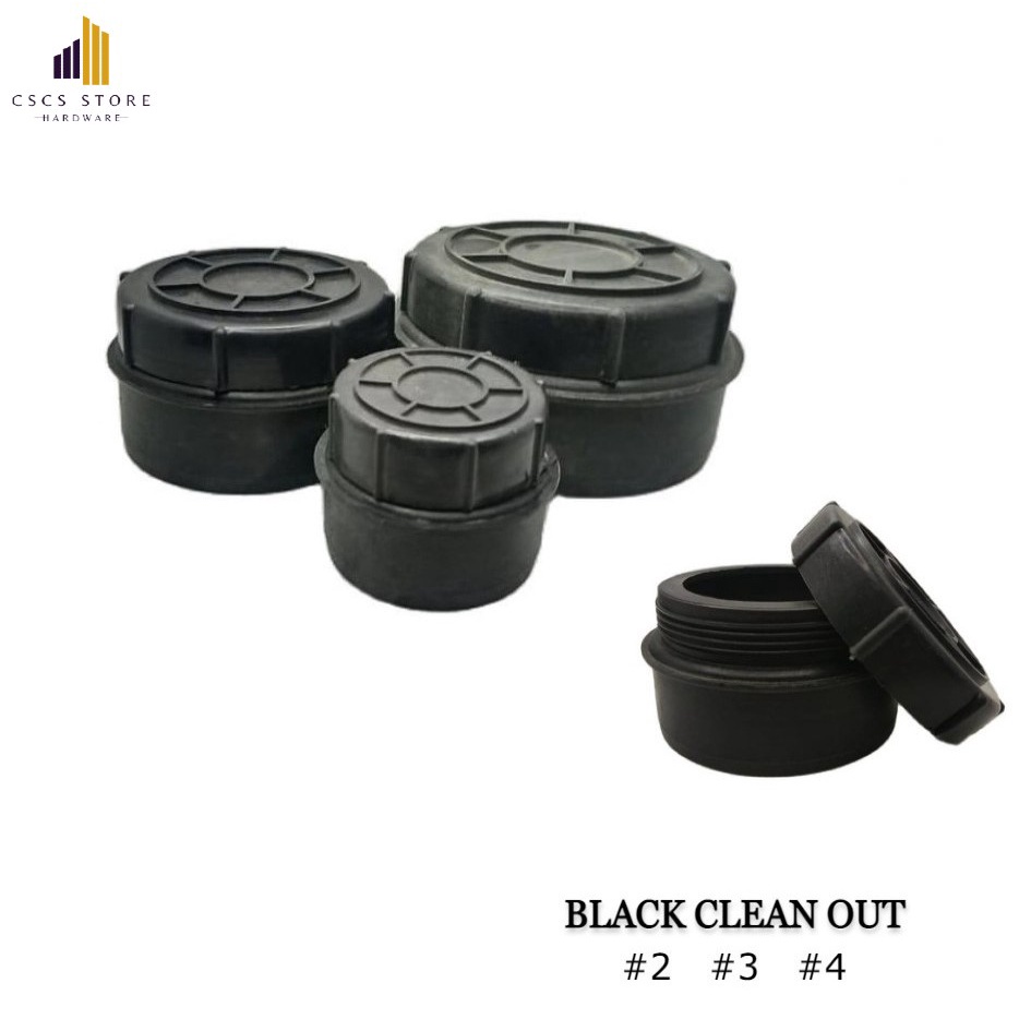 PVC Clean Out 2 / 3 4 (black) Shopee Philippines