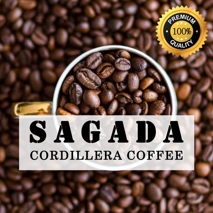 Sagada Premium Arabica (Organic) Medium Dark Roast Coffee Beans Grounds ...