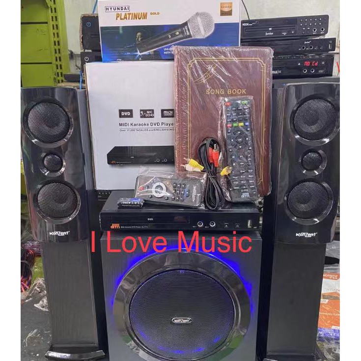 Videoke set Konzert KX355+ Original with Megapro D777 MIDI karaoke