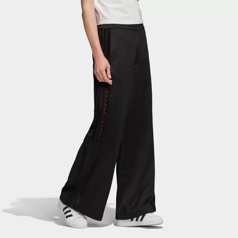 adidas wide leg trousers
